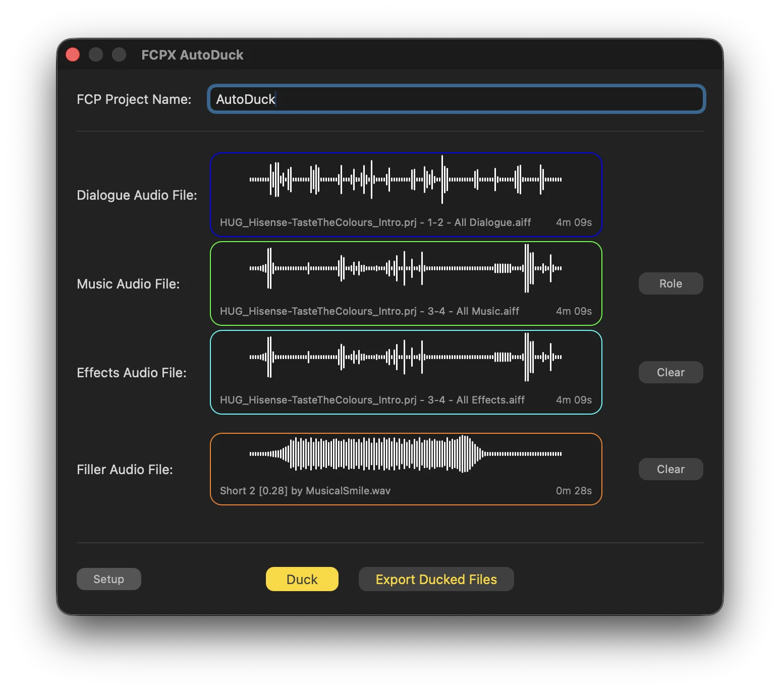 Main Interface and Multi-Track Support