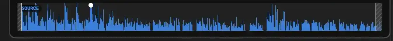 Source Audio Timeline