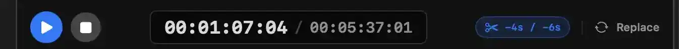 Transport, Timecode, and Trim Summary