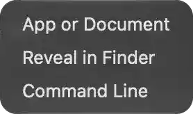 Defines which outcome Snip performs when a launcher snippet is activated. The se