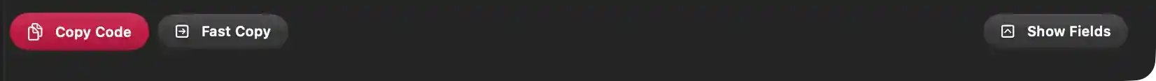 Snippet Output Actions